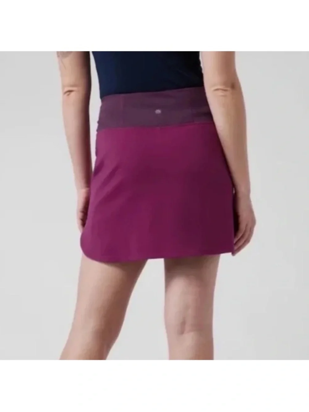 Athleta Fairway Golf Skort 16” Plum Purple Small - Picture 3 of 7